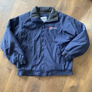Pepsi Wearguard Fleece Lined Bomber Jacket Dark Navy Size Large